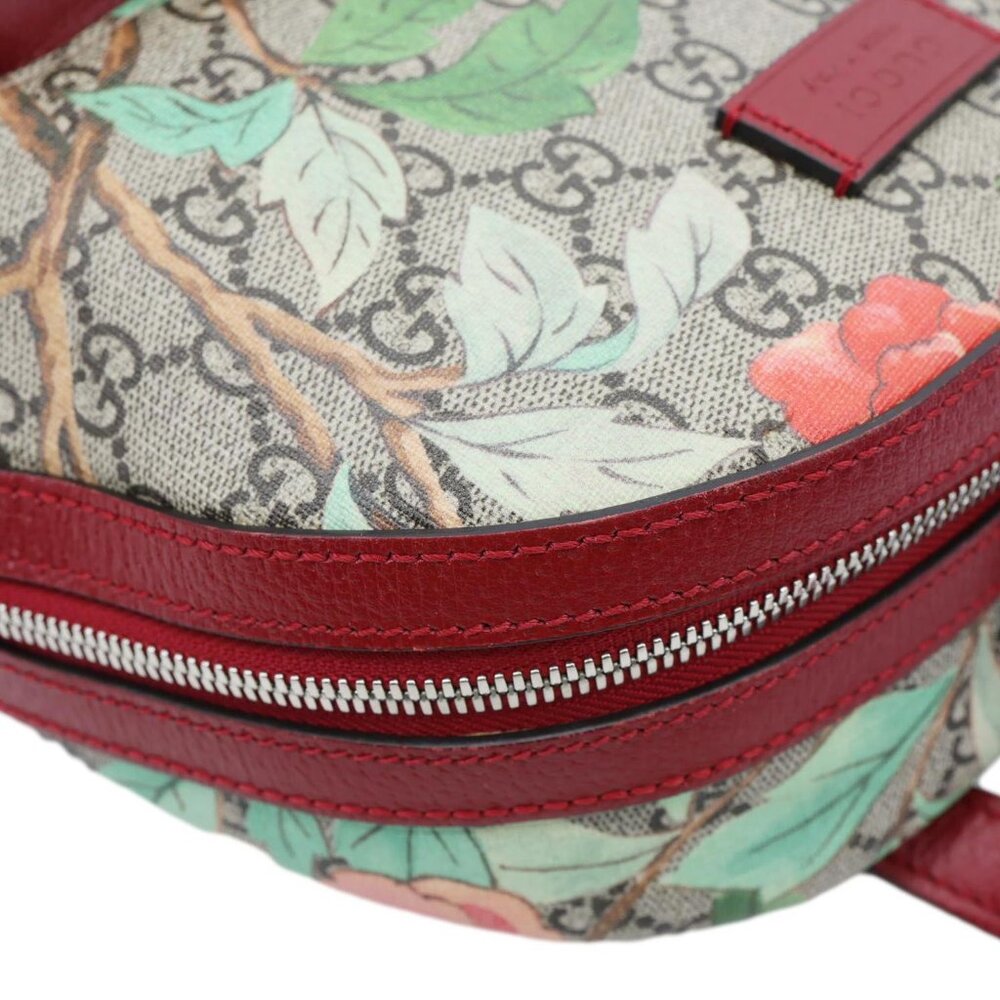 Gucci  Tian Animal Print GG Canvas Backpack Beige 427042 - Picture 6 of 13